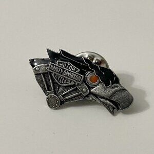 Harley Davidson Motorcycles Pin Eagle